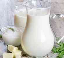 Mleko, mleko in mlečni izdelki za gastritis
