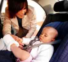 Namestitev otroškega varnostnega avto sedeža v avtu