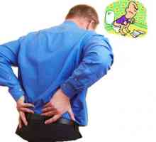 Zaprtje in bolečine v hrbtu na ravni popka, v spodnjem delu hrbta, ledvice, rep kosti, želodec