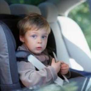 Če otrok zazibal v prometu (avto)