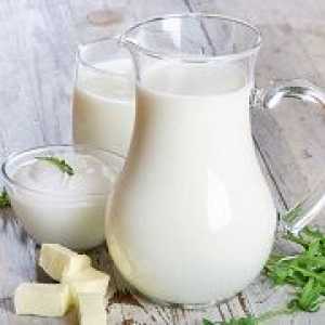 Mleko, mleko in mlečni izdelki za gastritis