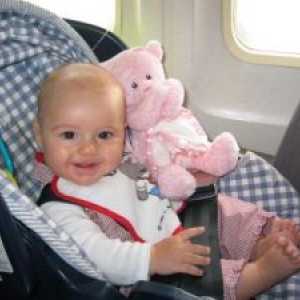 Izbira primernega kraja za otroka na letalu